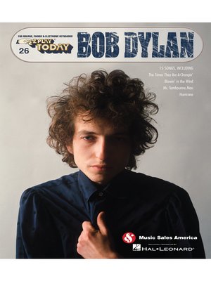 cover image of Bob Dylan--E-Z Play Today Songbook